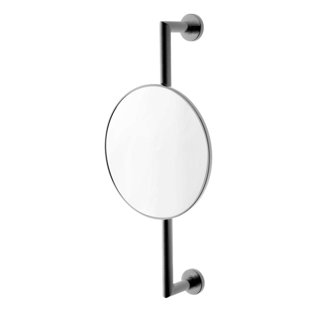 SMINKSPEGEL JUSTERBAR I HÖJD TA816 BRUSHED BLACK CHROME | Beijerbygg Byggmaterial